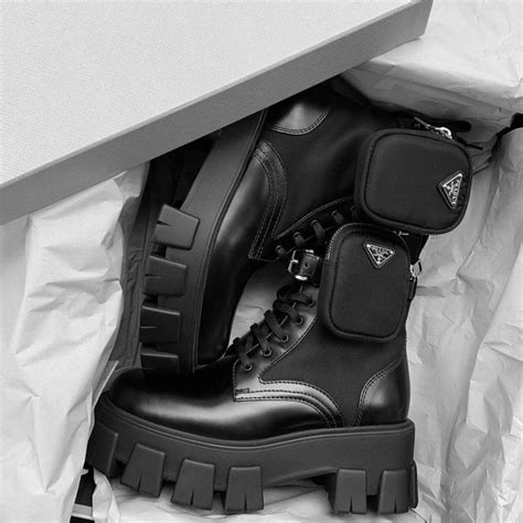 prada monolith fake vs real|Prada monolith boots.